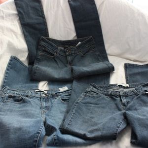 3 Pair Levi's Jeans size 5 545 515 526